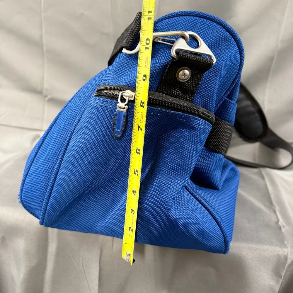DELSEY Blue Travel Duffel Bag Carry On‎ Shoulder Strap Luggage Weekender